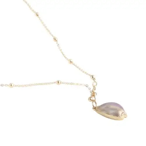 Men’s Seashell Necklace with Pearl