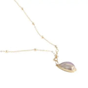 Men’s Seashell Necklace with Pearl