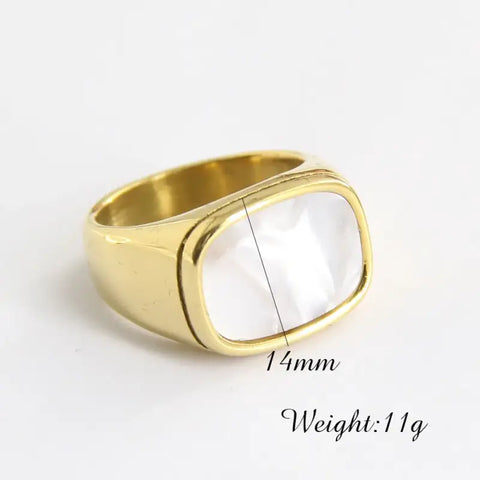 Minimalist Shell Ring