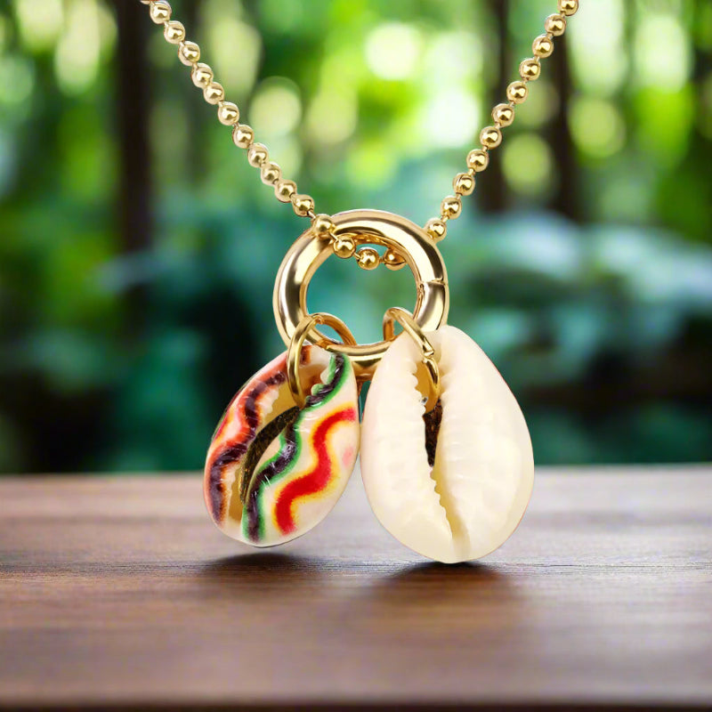Montreal Cowries Montreal Cowries Shell Necklace_cowries gold shell necklace Necklace