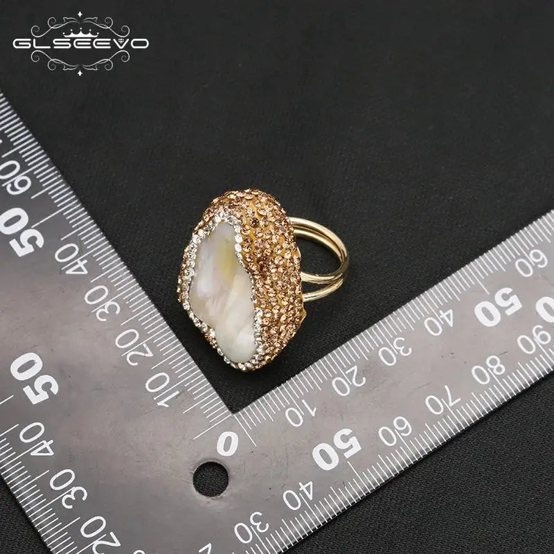 Natural Pearl Shell ring