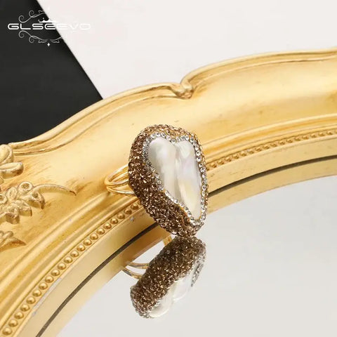 Natural Pearl Shell ring