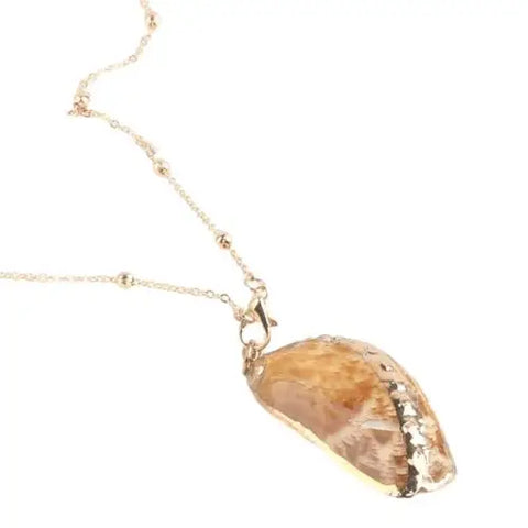 Natural Shell Pendant Necklace