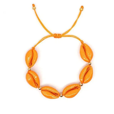 Orange Shell Bracelet