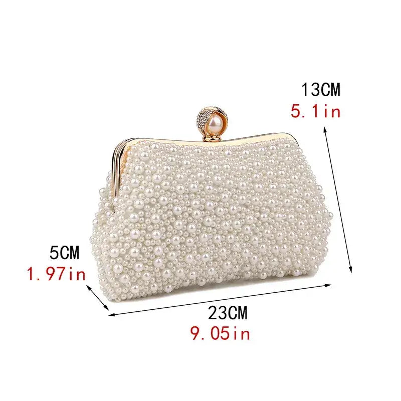 Pearl Clutch Bag