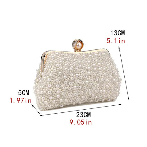 Pearl Clutch Bag