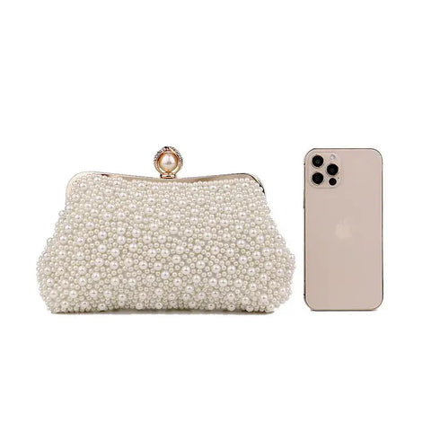 Pearl Clutch Bag