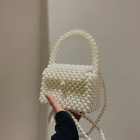 Pearl Crossbody Bag - 15x9x8cm