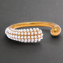 Pearly Bead Open Cuff Ring- pearl ring-gold ring-shell ring-shell jewelry-beach outfit ring-beach style-boho style-bohemian jewelry-wedding style ring
