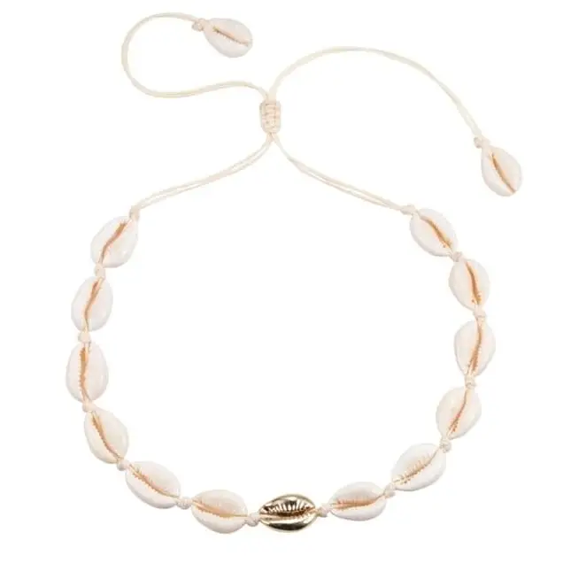 Pure White Shell Choker Necklace