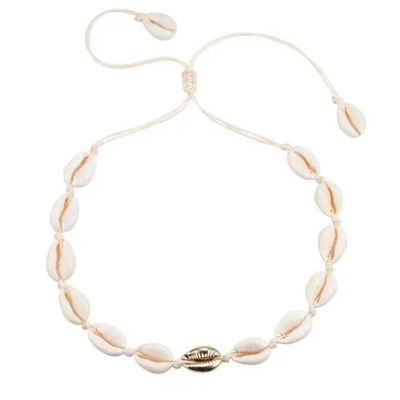 Pure White Shell Choker Necklace