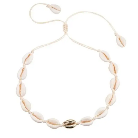 Pure White Shell Choker Necklace