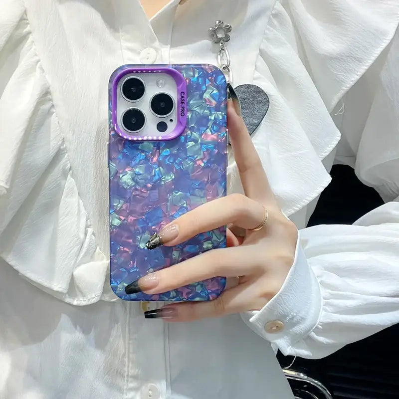 Purple Shell iPhone Case