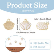 Scallop Shell Charms