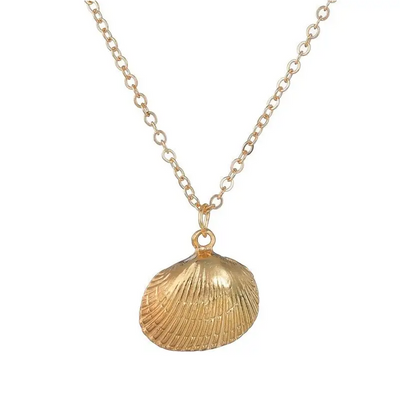 Scallop Shell Pendant Necklace