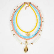 Shell Charm Choker Necklace