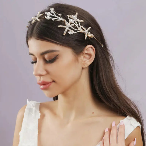 Shell Headbands - Gold