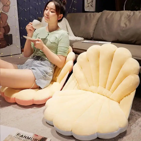 Shell Shaped chai Pillow