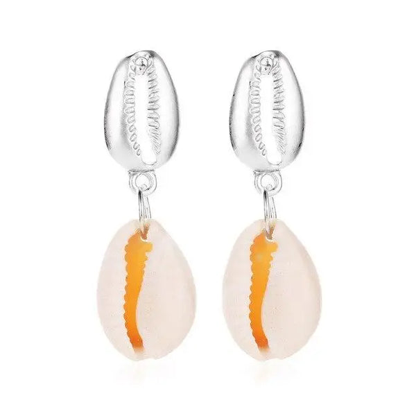 Silver Shell Women’s Earrings