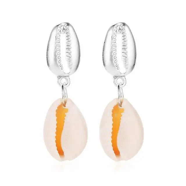 Silver Shell Women’s Earrings