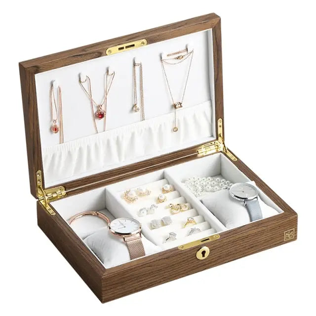 Simple Wooden Jewelry Box – ShellVibe©