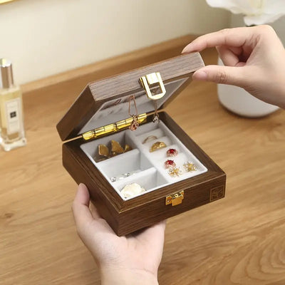 Small Wooden Jewelry Box