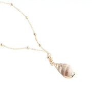 Snail Seashell Pendant Necklace