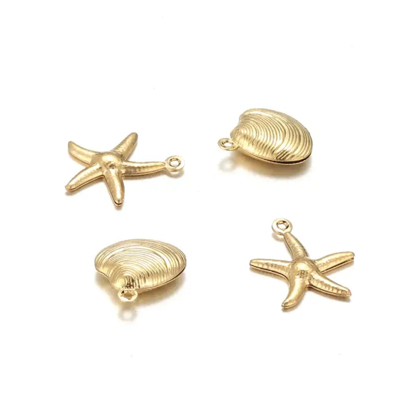 Stainless Shell Charms