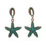 Starfish and Cowrie Earrings