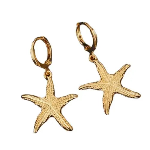 Starfish Shell Earrings