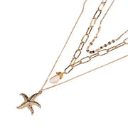 Starfish Shell Necklace