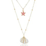 Starfish Shell Pendant Necklace
