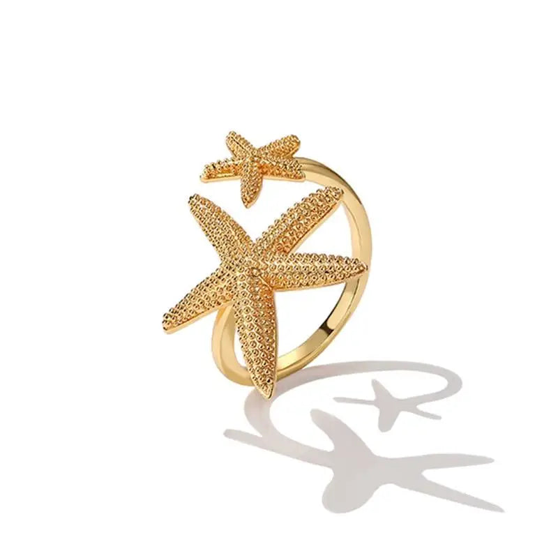 Starfish Shell Ring
