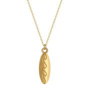 Surfboard Necklace - Gold