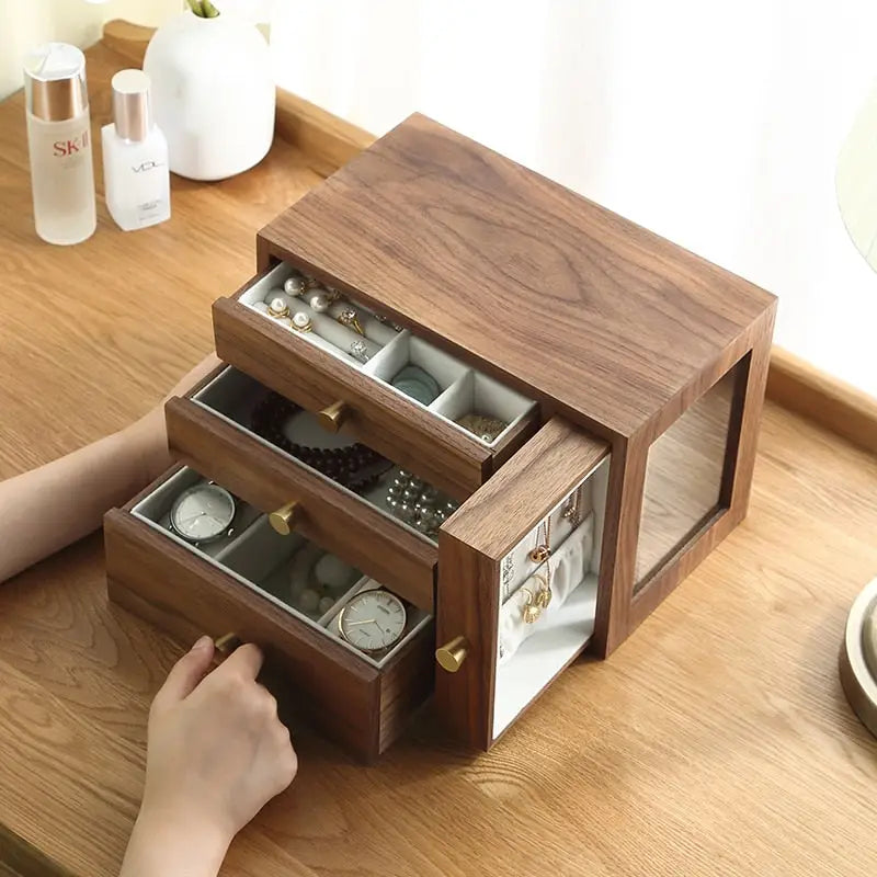 Tetris Design Wooden Jewelry Box