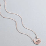 Wave Necklace - Rose Gold