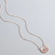 Wave Necklace - Rose Gold