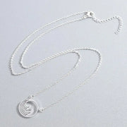 Wave Necklace - Silver