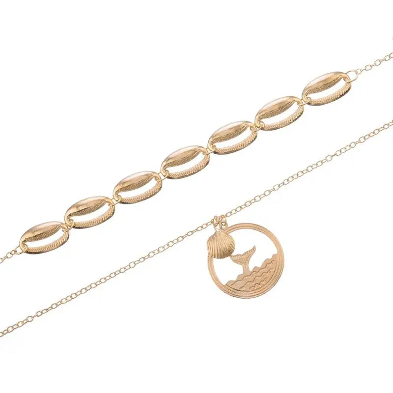 Whale Tail Shell Necklace