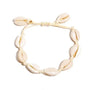 White Cowrie Shell Anklet -shell anklet-shell jewelry-boho style-beach outfit