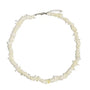 White Flat Pearls Shell Necklace