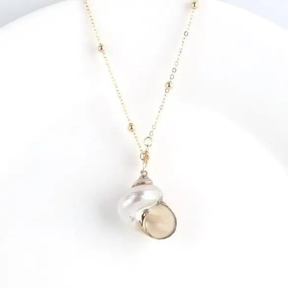 White Sea Shell Necklace