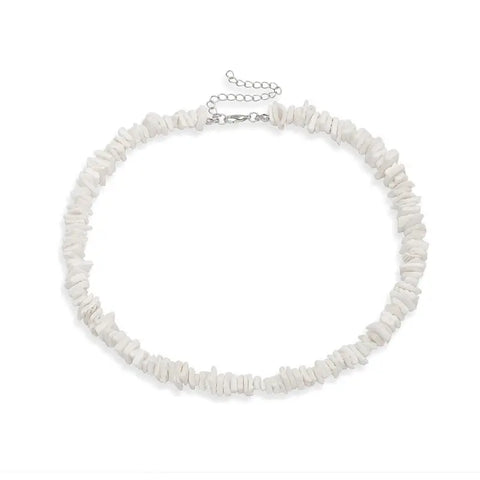 White Tahitian Shell Necklace