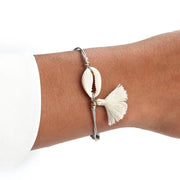 Woven Maritime Shell Bracelet