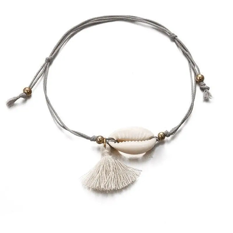 Woven Maritime Shell Bracelet